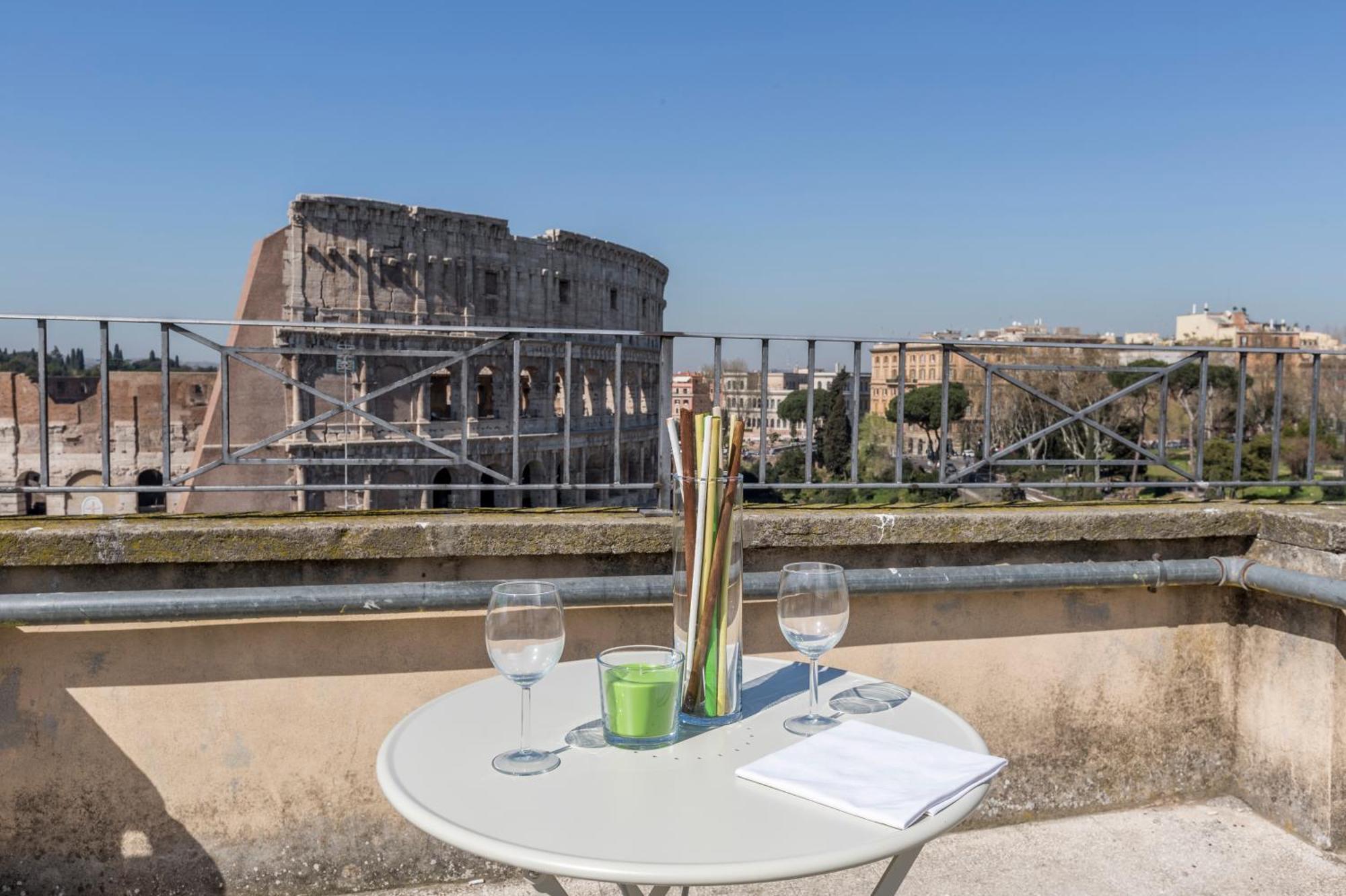 Eve Penthouse Colosseo Appartement Rome Buitenkant foto